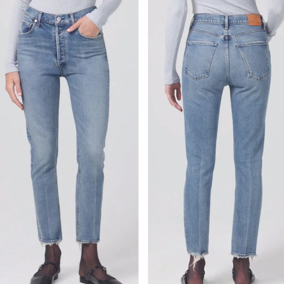 Citizens of Humanity Jolene High Rise Vintage Slim Straight Jean 30 - Picture 1 of 13